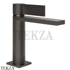 Gessi Inverso RIGATO Смеситель для раковины, с донным клапаном 73551-707, Black Metal Br