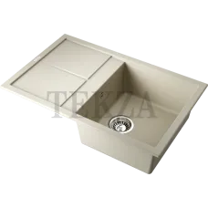 Omoikiri Sumi 79 Кухонная мойка Tetogranit прямоугольная с крылом 4993663 ваниль