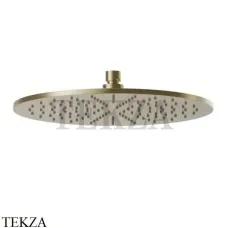 Newform Верхняя круглая лейка D300, без кронштейна 26534.59.098, PVD Brushed pale gold