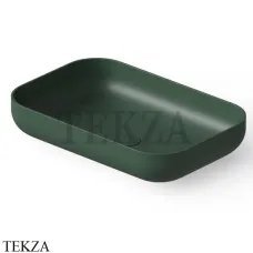Dea Design Washbasins Раковина настольная 58х38 см Solid Surface DD9103 580 11, Dark Green №11