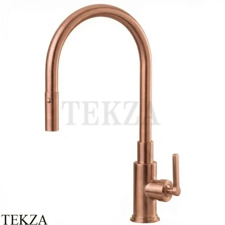 Nicolazzi Cucina Смеситель для кухни с выдвижным душем 3430RA, медь brushed