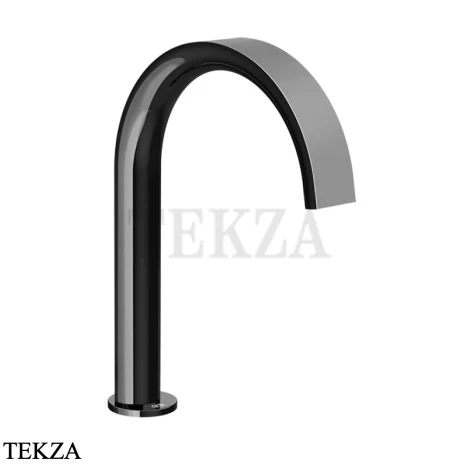 Gessi Pelle Tresse Излив для раковины на борт 78021-706, Black Metal PVD