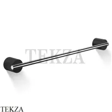 Decor Walther Stone Black HTE45 Держатель для банного полотенца 0975164, черный матовый-хром глянец