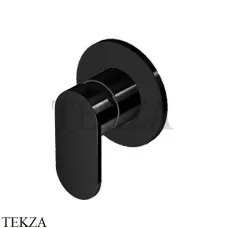Zucchetti Octo Смеситель для душа, внешняя часть ZOC122.N6, черный матовый
