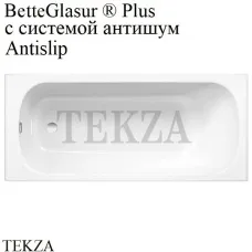 BETTE BETTEFORM Встраиваемая ванна сталь 2951-000 AD PLUS AR, антишум, Антислип, BetteGlasur ® Plus, белый глянец