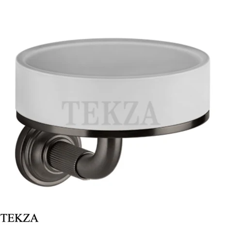 Gessi VENTI20 Мыльница настенная белая 65401-707, Black Metal Brushed PVD