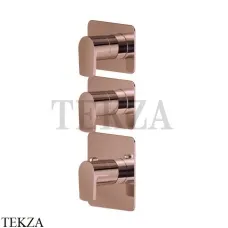 Newform HAKA Термостат  для душа, 2 потока, внешняя часть 69870E.59.067, PVD Br. Copper Bronze