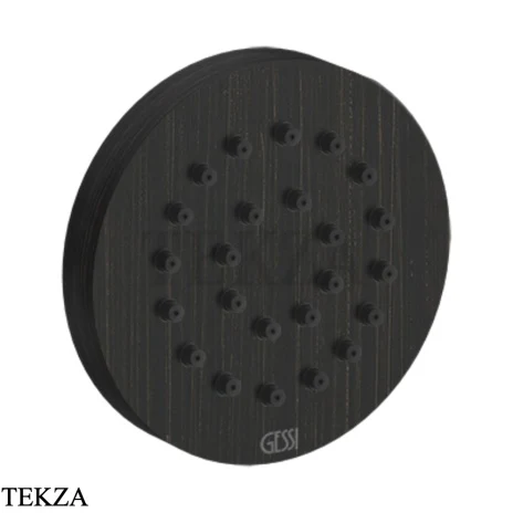 Gessi INCISO SHOWER Боковая форсунка круглая 32971-187, Aged Bronze
