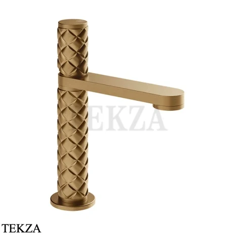 Gessi Pelle Tresse Смеситель для раковины, без сливного гарнитура 78002-726, Warm Bronze Br. PVD