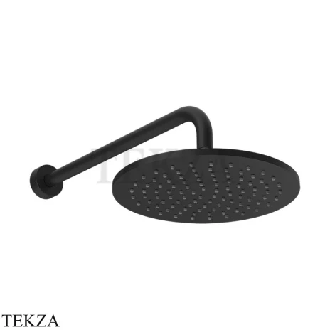 Gessi Origini ACCENT Верхний душ настенный, поворотный 66148-299, Black XL