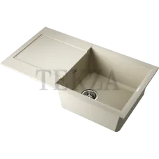 Omoikiri Sakaime 78 Кухонная мойка Tetogranit прямоугольная с крылом 4993112 ваниль