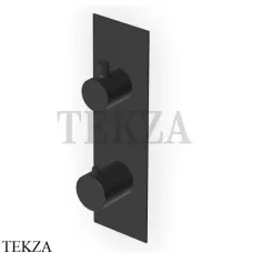 Zucchetti Pan Термостат для душа, 1 выход, внешняя часть ZT28659.N1, черный goffrato