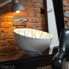 Kerasan Lavabi С4 раковина накладная без отверстия под смеситель 430401, белый глянец