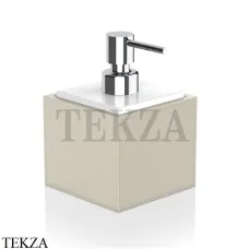 Decor Walther BROWNIE SSP Дозатор для жидкого мыла 0937149, тауп, эко-кожа