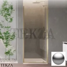 Duka natura 4000 Дверь в нишу распашная 75 крепеж справа, A-DTNR750SILA10, серебро матовое