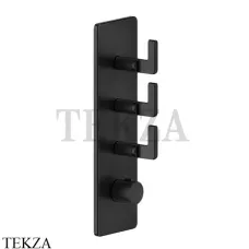 Gessi INCISO WELLNESS Термостат 3 выхода, внешняя часть 58206-299, Black XL