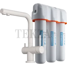 Omoikiri Nagano-GR-P + Pure drop Lite Комплект смеситель+фильтр 4216.8028P пастила