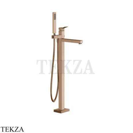 Gessi RETTANGOLO K Смеситель для ванны напольный, внешняя часть 53129-030, Copper PVD