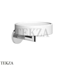 Gessi INGRANAGGIO Мыльница настенная композит белый 63801-031, хром глянец