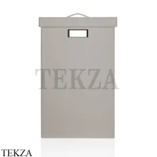 Decor Walther BROWNIE WB Корзина для белья, с крышкой 0924749, тауп, эко-кожа