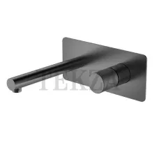 Boheme Stick Смеситель для раковины из стены, комплект Stick 125-GM.4 Gun Metal SPIRALE