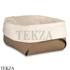 ADJ Корзина-ёмкость для хлеба 20x20 см 0037.04/06, капучино/шоколад