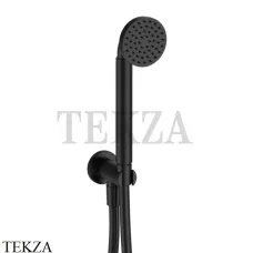 Fantini Icona Classic Душевой набор, ручная лейка, вывод 5313R043, Черный матовый