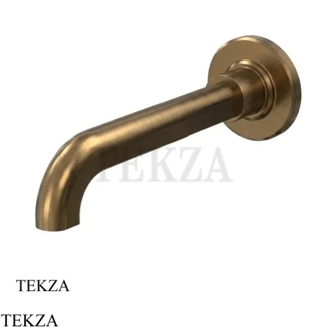 FIMA Carlo Frattini Park Line Излив для раковины на стену F1106/2ZS, Brushed Amber Bronze
