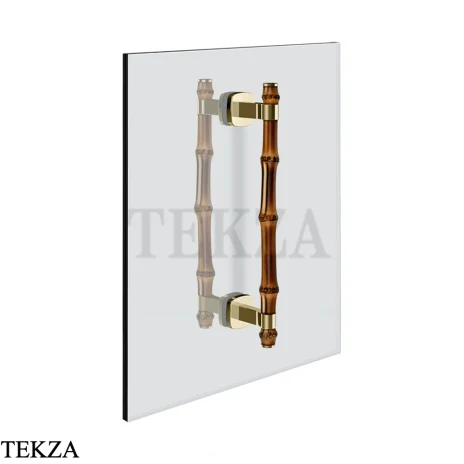 Gessi Jacqueline Полотенцедержатель для крепления на стекло, 20 см 77631-710, шампань глянец