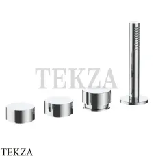 Fantini AF/21 Смеситель на борт ванны, традиционный, с гарнитуром 2702A267, хром глянец