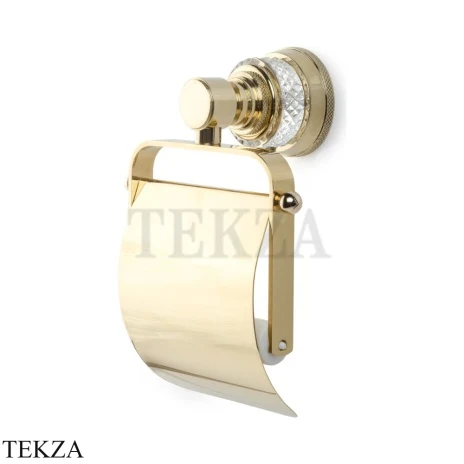 Boheme AURA Держатель туалетной бумаги с крышкой 10241-G, золото глянец