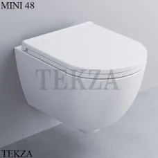 Cielo ENJOY Mini Унитаз подвесной укороченный, без ободка, сиденье с микролифтом EJVSKR bia, белый глянец