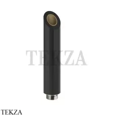 Gessi Душевая лейка Kneipp из черного ABS пластика 32930-713, Antique Brass