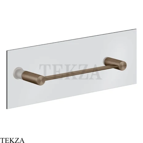 Gessi 316 ACCESSORIES Полотенцедержатель для крепления на стекло, 30 см 54921-761, Coffee Bronze Brushed PVD