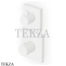 Zucchetti PAN Термостат для душа, 2-3 выхода, внешняя часть ZP8646.W1, белый goffrato