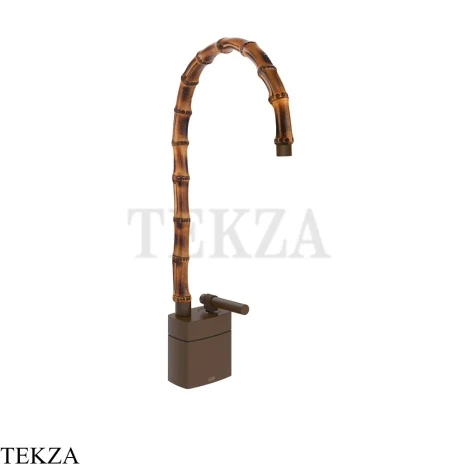 Gessi Jacqueline Смеситель для раковины средний, без донного клапана 77033-845, бронза Dark Brush