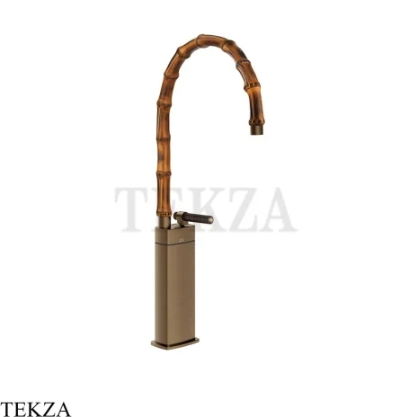 Gessi Jacqueline Смеситель для раковины высокий, без донного клапана 77237-761, бронза Coffee