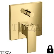 Hansgrohe Metropol Смеситель для душа со защитной комбинацией, внешняя часть 32546990, золото глянец Hansgrohe Metropol Смеситель для душа со защитной комбинацией, внешняя часть 32546990, золото глянец