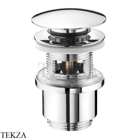 Nicolazzi Донный клапан клик-клак 1/4 с переливом 5558CR, хром глянец