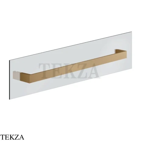 Gessi Rettangolo Полотенцедержатель для крепления на стекло, 60 см 20965-791, Deep Bronze Brushed PVD