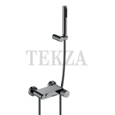 Boheme Stick Смеситель для ванны с изливом и гарнитуром Stick 123-SGM.2 Shine Gun Metall c ручкой TOUCH