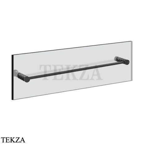 Gessi Pelle Tresse Полотенцедержатель для крепления на стекло, 60 см 78715-438, Nero/ Matte Black