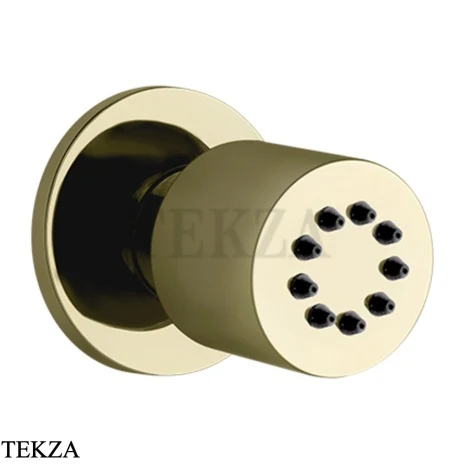 Gessi INCISO SHOWER Боковая форсунка поворотная 13375-710, Brass PVD