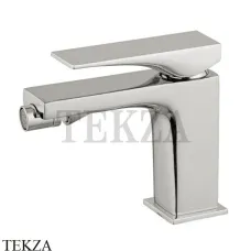 FIMA Carlo Frattini Zeta Смеситель для биде, с донным клапаном F3962NSN, Brushed nickel