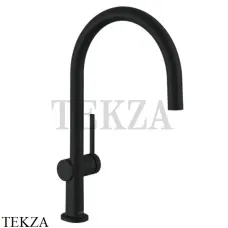 Hansgrohe Talis M54 Смеситель для кухни однорычажный 220 1jet 72804670, черный матовый