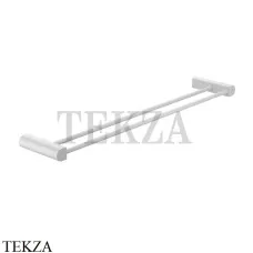 Gessi RILIEVO Держатель для банного полотенца двойной 59405-279, белый матовый Gessi RILIEVO Держатель для банного полотенца двойной 59405-279, белый матовый