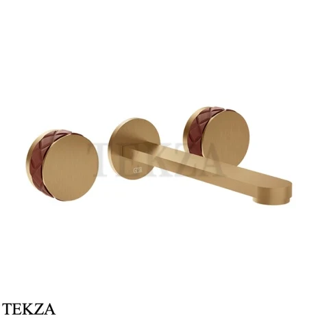Gessi Pelle Tresse Смеситель для раковины, внешняя часть 78290-431, Red Cherry/ Bronze Br. PVD