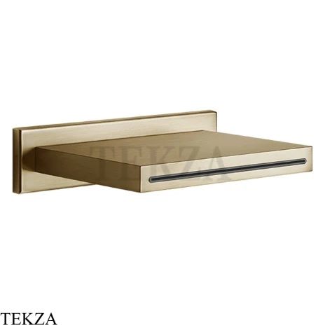 Gessi CASCATA Каскадный излив настенный 20293-726, Warm Bronze Br. PVD