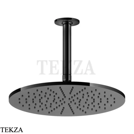 Gessi INCISO SHOWER Верхняя душевая лейка с кронштейном 58252-706, Black Metal PVD