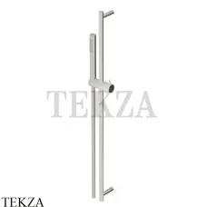Zucchetti Душевая штанга 80 см, стержневая лейка Z95182.C3, brushed nickel